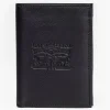 Portefeuilles Levi's ® Two Horses en cuir noir