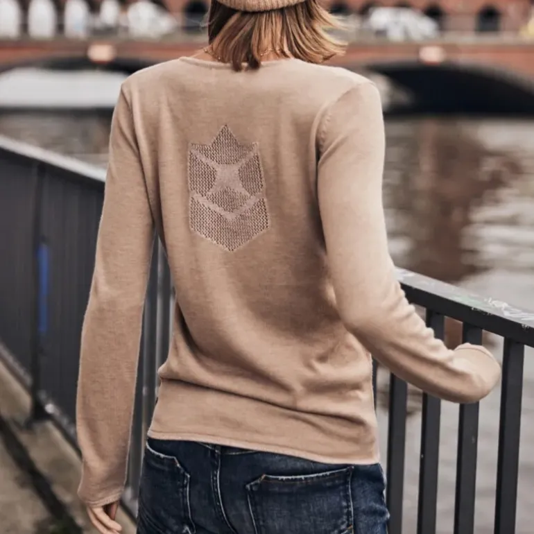 Pull femme Freeman T Porter Lorelia beige
