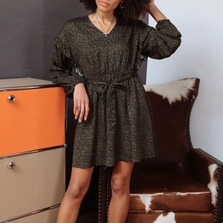 Robe Freeman T Porter femme Lusia Heart kaki
