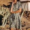 Robe Freeman T Porter Raffia Tigerly
