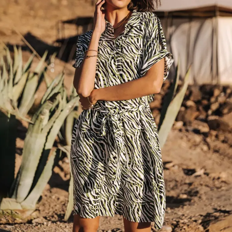 Robe Freeman T Porter Raffia Tigerly