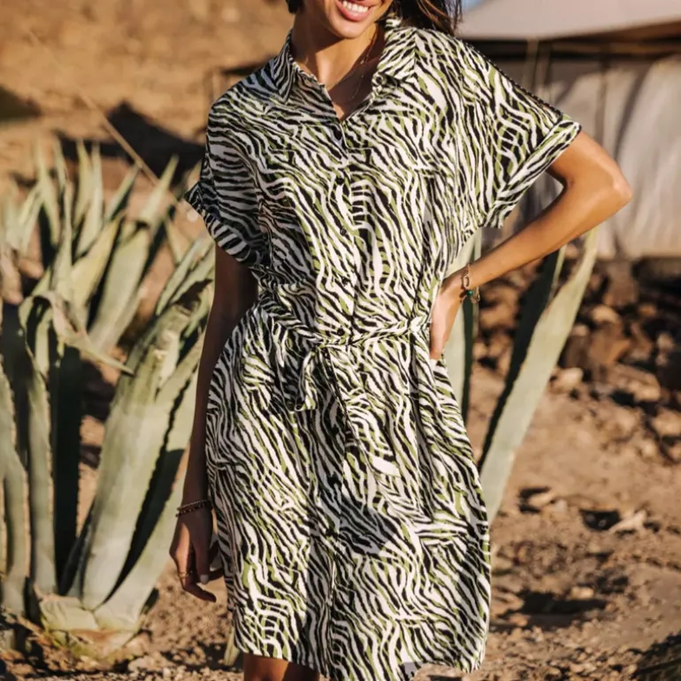 Robe Freeman T Porter Raffia Tigerly
