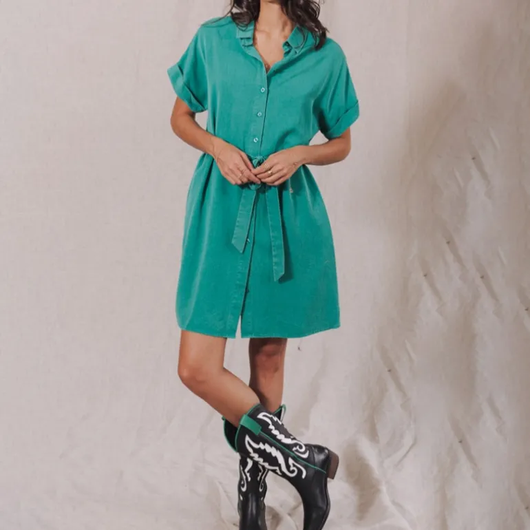 Robe Freeman T Porter Raffia Plain Tropical Green
