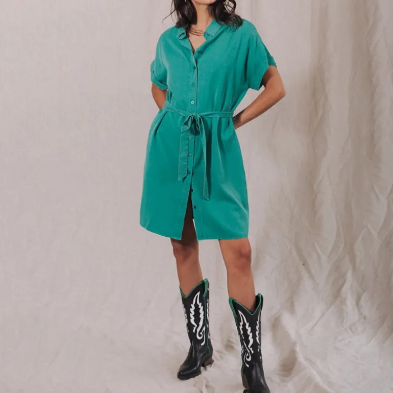 Robe Freeman T Porter Raffia Plain Tropical Green