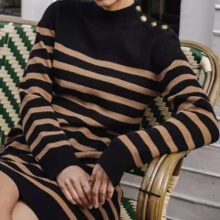 Robe pull Freeman T Porter Reliane Stripes
