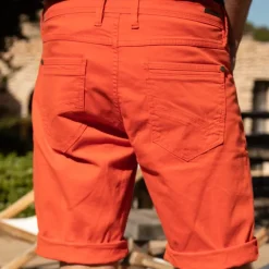 Short Freeman T Porter homme Jimmy Neach orange