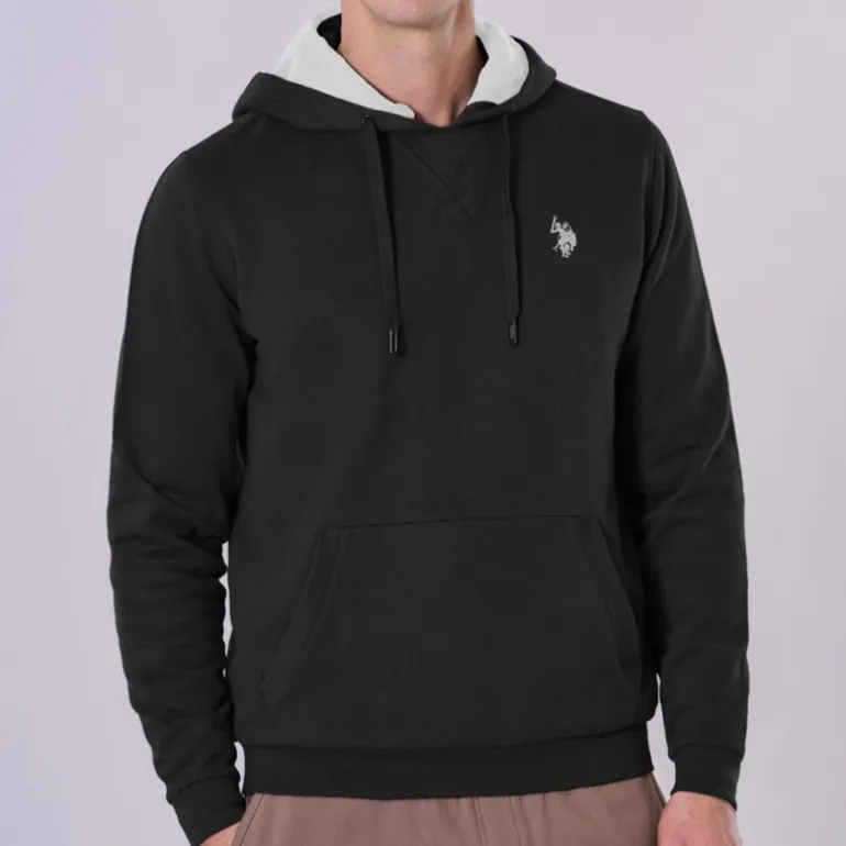 Sweat à capuche Us Polo Assn Rain noir