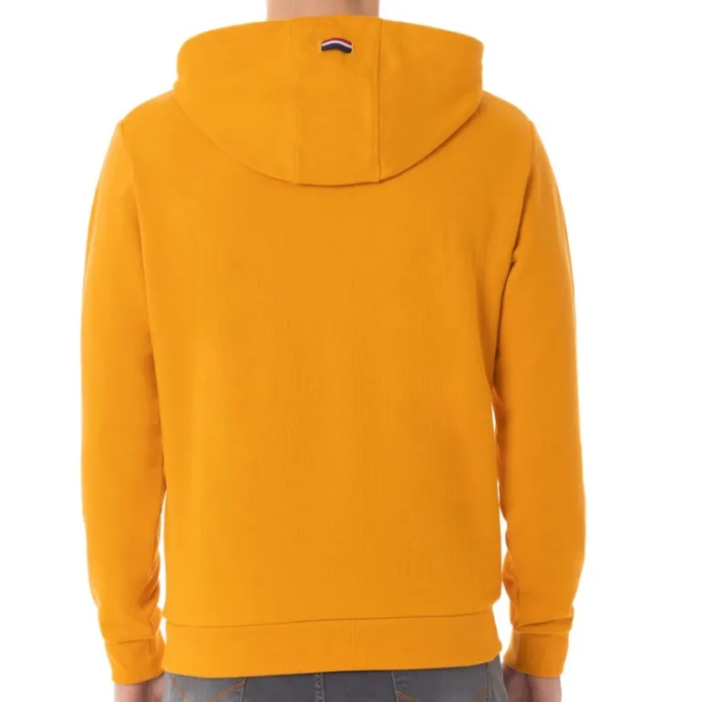 Sweat à capuche Us Polo Assn jaune moutarde