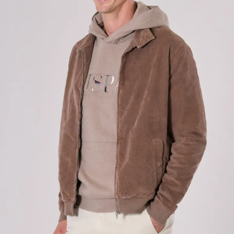 Sweat à capuche Us Polo Assn Tyba cappuccino