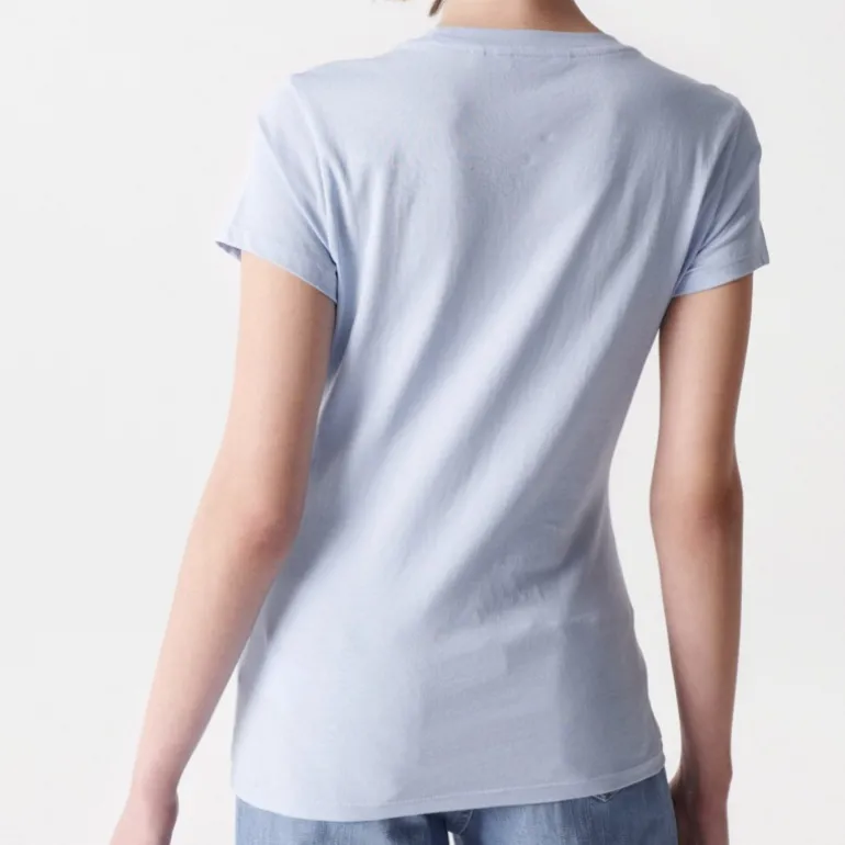 T Shirt bleu Salsa Jeans pour femme