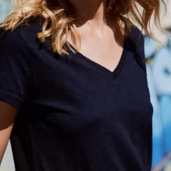 T Shirt Freeman T Porter femme Tobby noir