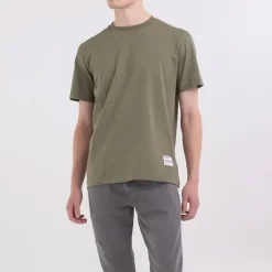T Shirt kaki Replay Jeans pour homme