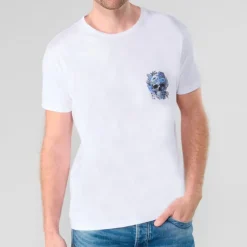 T Shirt Le Temps des Cerises Santiago blanc