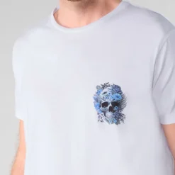 T Shirt Le Temps des Cerises Santiago blanc
