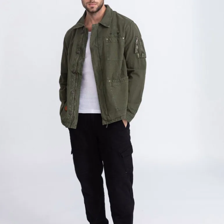 Veste droite Bombers Original Davis Kaki