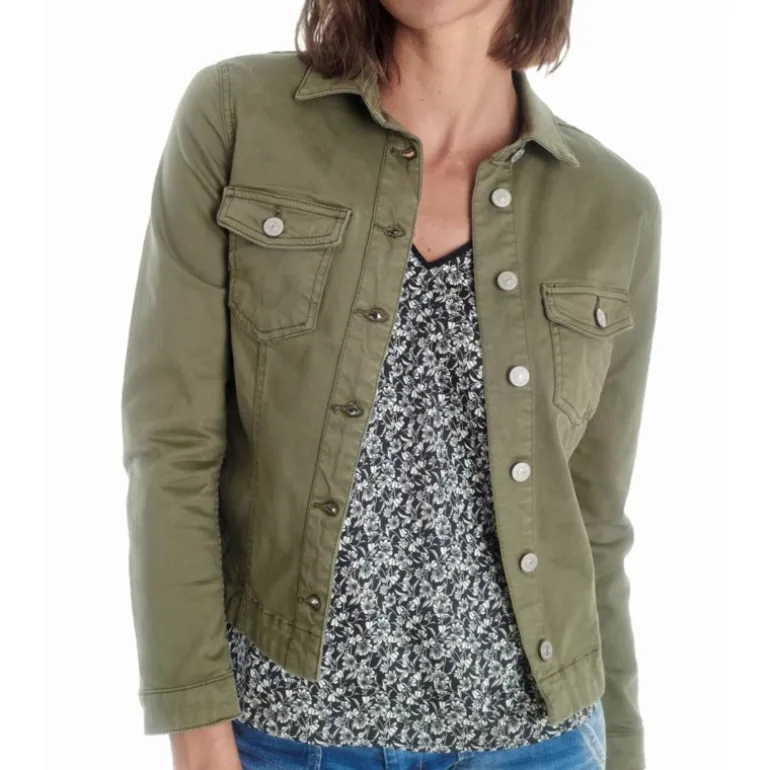 Veste femme Le Temps des Cerises Lilly kaki