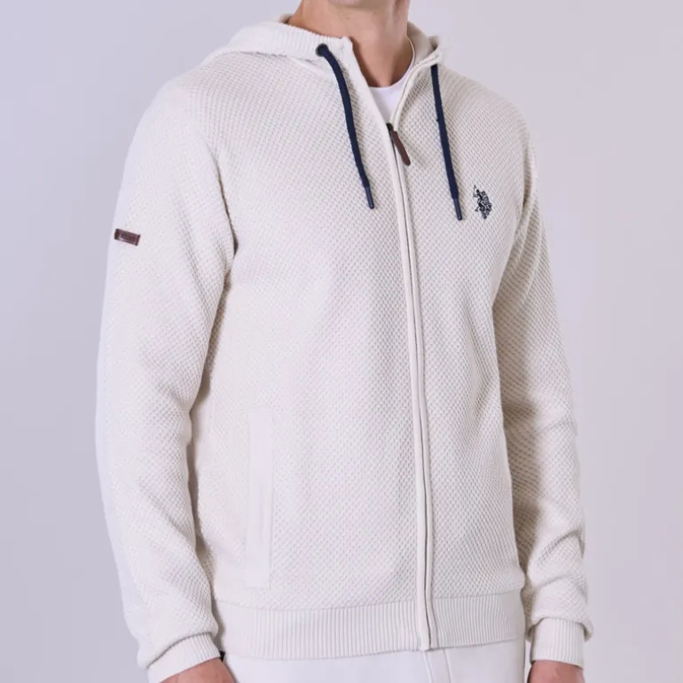 Veste gilet Us Polo Assn écru