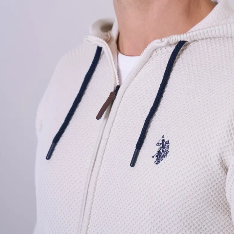 Veste gilet Us Polo Assn écru