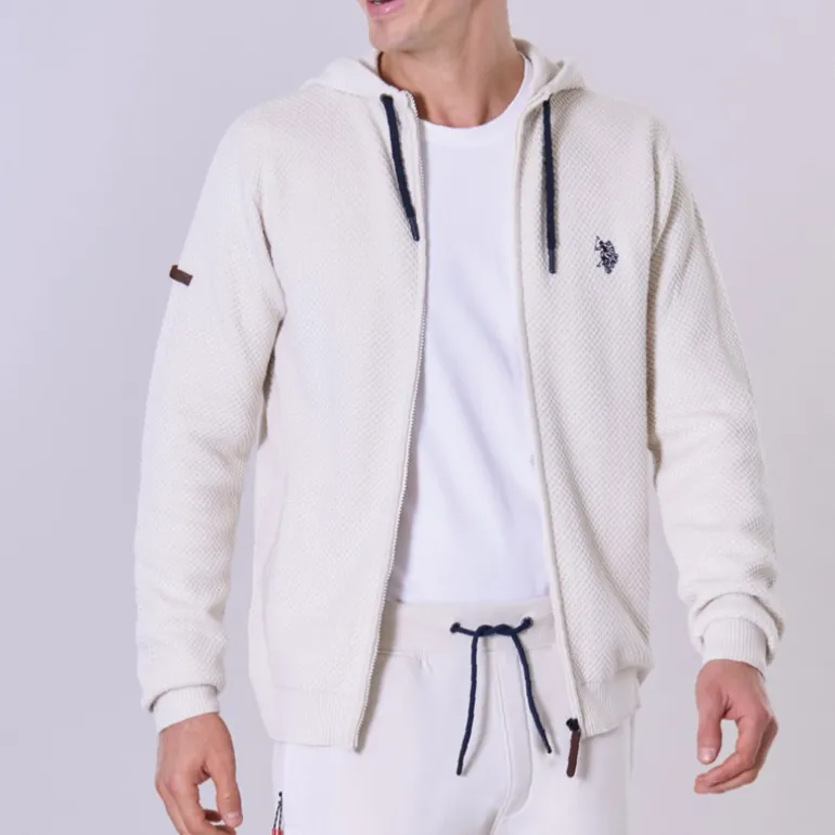 Veste gilet Us Polo Assn écru