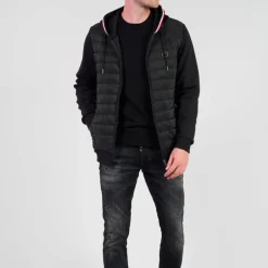 Veste hybride Le Temps des Cerises homme Thol noire
