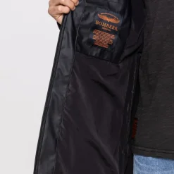 Veste longue imperméable Bombers Original femme Djinn noir